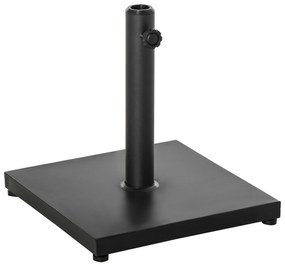 Outsunny Bază Umbrelă 13.3kg, Ciment, Postament Lucios pentru Umbrelă Grădină, Negru | Aosom Romania