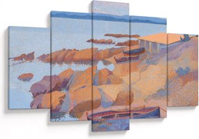 Tablou - Henri Edmond Cross, Calanque des Antibois, reproducere (150x105 cm)