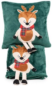 Pătură de Crăciun 4Home Reindeer, 150 x 200 cm