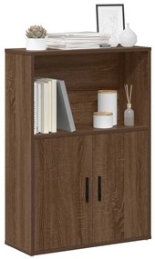 vidaXL Bibliotecă, stejar maro, 60x24x85 cm, lemn prelucrat