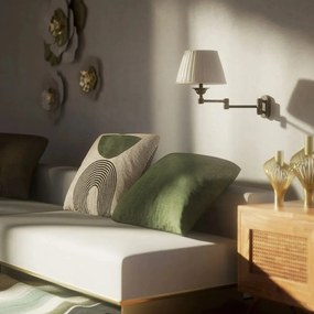 Aplica de perete din alama cu brat articulat Elegant