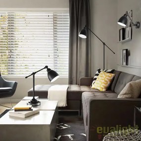 Lampadar, lampa de podea cu brat reglabil, finisaj nickel, NEWTON PT1 015286