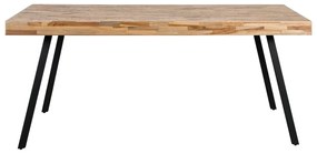 Masă de dining lemn masiv de tec 90x180 cm Suri – White Label