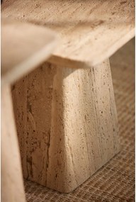 Măsuță auxiliară cu blat din piatră 45x45 cm Kepami – Light &amp; Living