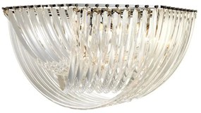 Plafoniera design LUX fabricat manual Hyeres nickel 111840 HZ