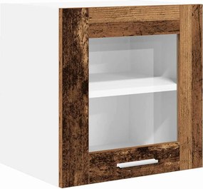 vidaXL Dulap suspendat cu ușă Lemn vechi 40 x 31 x 40 cm Lemn compozit