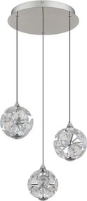 Globo 16047-3HC - Lustră suspendată pe cablu VIRINA, LED/24W/230V