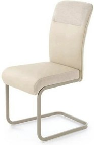 Scaun K584, bej/casmir, stofa clasica/otel, 46x60x100 cm