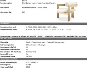 Fotoliu modern design LUX Donato