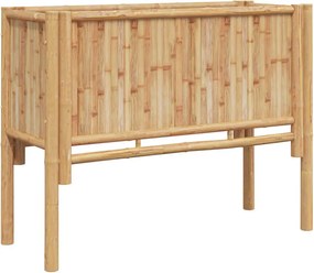 vidaXL Pat ridicat Maro 90 x 35 x 70 cm Bambus