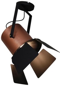 Lustra design vintage HL-3600-1XL-C ARLEN COPPER / BLACK 77-4289 HL