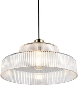 Lustră cu abajur din sticlă ø 35 cm Abella – Reality