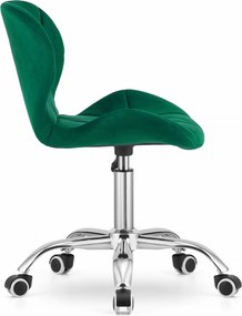 OFERTA Scaun verde de birou AVOLA VELVET Calitatea II