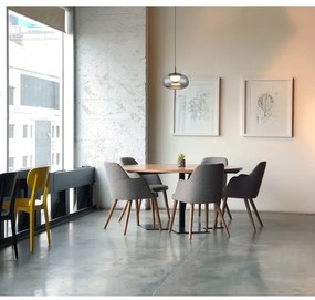 Lustră LED pe cablu Globo 15744H QUINTARA LED/6W/230V negru