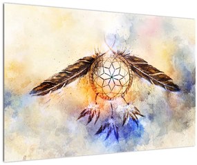 Tablou - Captator de vise cu pene (90x60 cm)