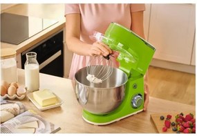 Sencor - Robot de bucătărie cu bol din oțel inoxidabil, 1300 W/230 V, verde