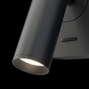 Aplica cu spot directionabil LED design modern MIRAX negru MYC039WL-L3B3K