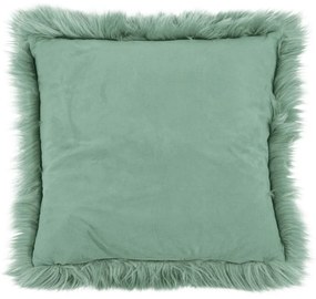 Pernă Tiseco Home Studio Sheepskin, 45 x 45 cm, verde