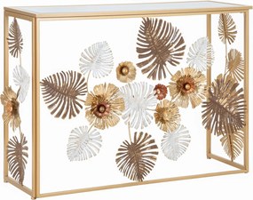 Consola Glam Floris, Mauro Ferretti, 113x40x80 cm, fier, multicolor
