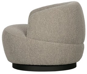 Fotoliu gri deschis pivotant Wolly – WOOOD