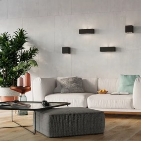 Sollux SL.0872 - Aplica de perete LEO 1xE27/60W/230V negru