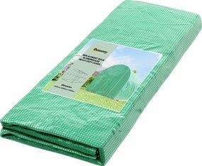 Outsunny Folie pentru seră 4 x 2 m, folie de grădină impermeabilă cu ușă, 8 ferestre, protecție UV, rezistentă la rupere, polietilenă, verde | Aosom Romania