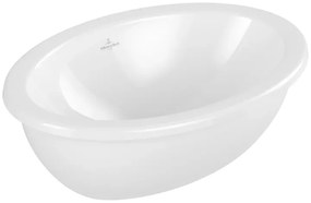 Villeroy &amp; Boch Loop &amp; Friends lavoar 43x29 cm oval sub blat alb 4A530001