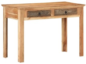 320385 vidaXL Birou, 110 x 50 x 75 cm, lemn masiv reciclat