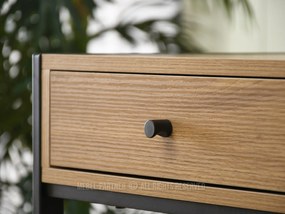 Masă PC Nills (stejar + negru). 1109798