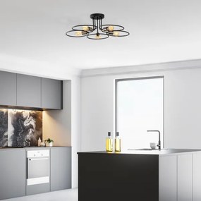 Lustră aplicată CIRCLE 5xE27/40W/230V