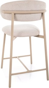 Scaun de bar ELONE, casmir/bej deschis