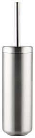 Perie de WC argintiu-mat din oțel inoxidabil Ume – Zone