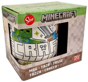Minecraft Explore More cană de porțelan 235 ml (8 oz) în cutie de cadou