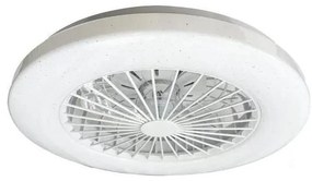 Plafonieră LED cu ventilator STAR LED/48W/230V + telecomandă