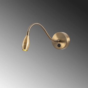 Aplică de perete aurie LED Reading – Opviq lights