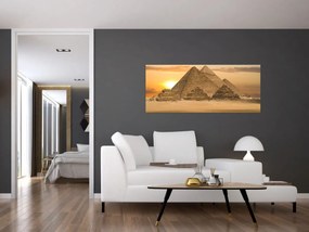 Tablou - Piramidele (120x50 cm)