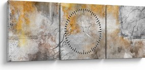 Tablou - Abstract (cu ceas) (90x30 cm)