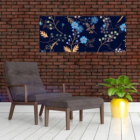 Tablou - Flori de toamnă (120x50 cm)