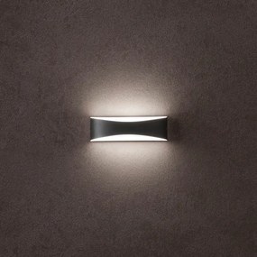 Redo 90126 - Aplică LED de perete pentru exterior AXEL, 7W, 230V, 3000K, IP65, antracit