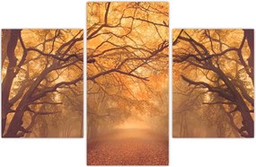 Tablou - Peisaj de toamnă cu drum (90x60 cm)