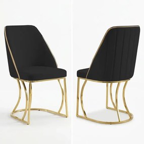 Set masa si 6 scaune colare masa alb marmorat scaune tapitat negru
