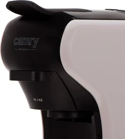 Espressor pentru cafea macinata si capsule 9in1 Camry CR 4414, 3000 W, 19 bar, Bej/Negru