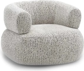 Fotoliu relax Noola rotativ - stofă bej Rimba 03