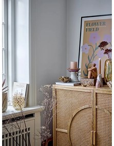 Vază galbenă din sticlă (înălțime 25 cm) Klarasofie – Bloomingville