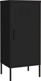 vidaXL Dulap de depozitare, negru, 42,5x35x101,5 cm, oțel