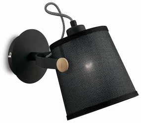 Aplica de perete design modern NORDICA neagra