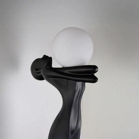 Figurina design decorativ cu iluminat HESTIA BLACK