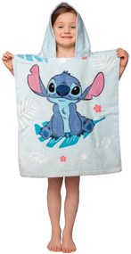 Disney Lilo și Stitch Blue poncho prosop de plajă 50x115 cm