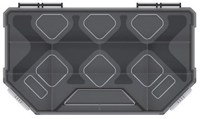 Organizator 24,3 x 14,2 x 4 cm, separatoare, negru