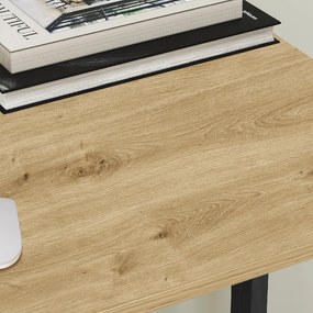Masă de scris ZARIMO pliabilă 80x40 cm, stejar artisan
